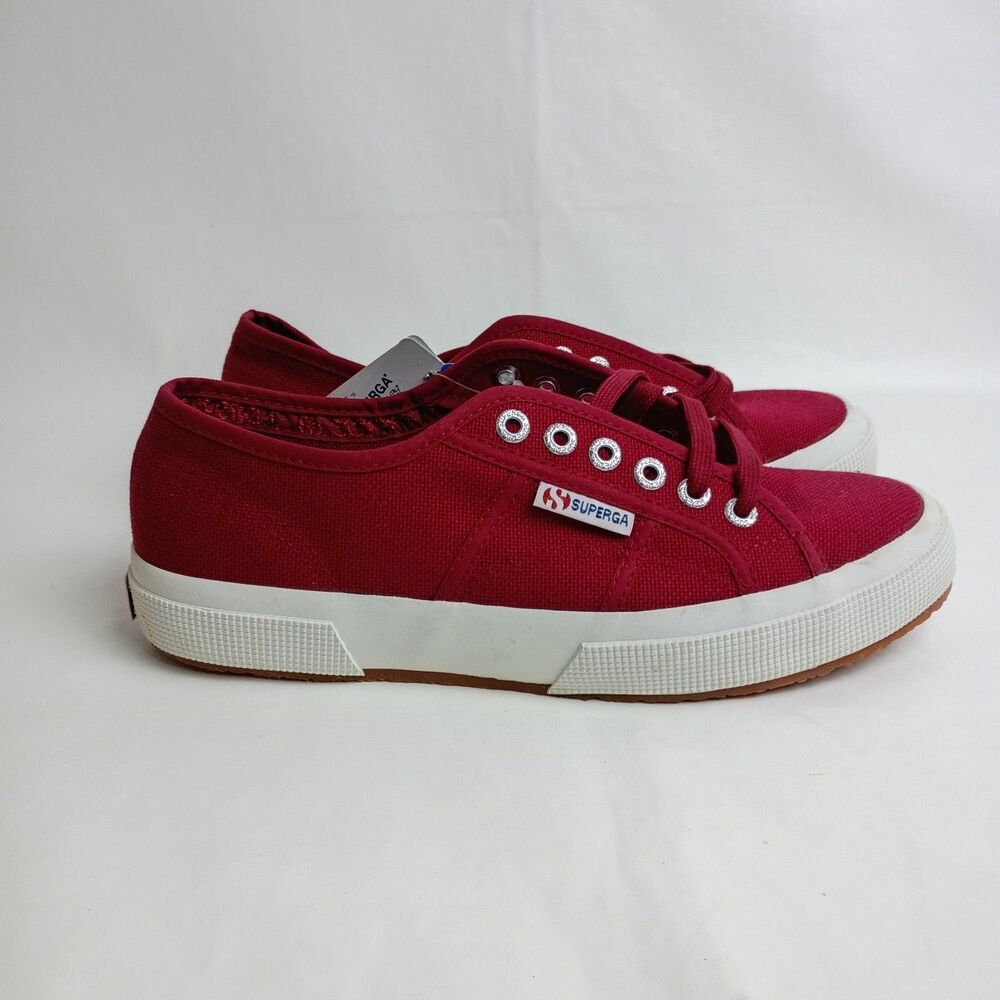 Superga 2750 Cotu Classic Shoes Womens Size 8 Casual Sneakers Lace Up Scarlett